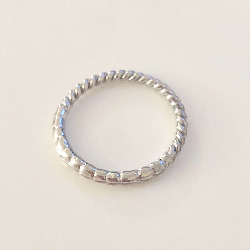 TOBI: SET OF FOUR SILVER RINGS💍 - Picture 2 of 5